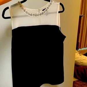 Fancy rhinestone party top. Worn once.